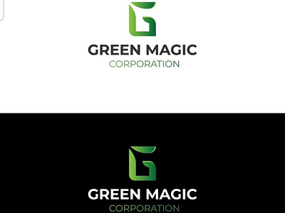 Green magic corporation logo app branding design graphic design icon illustration logo vector