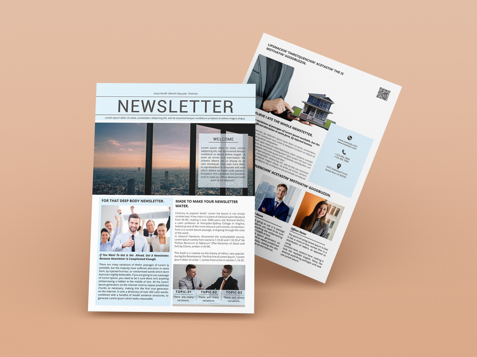 Newsletter Templates. Fast and last page. by Kiron Nondi on Dribbble