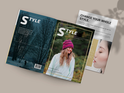 Magazine Cover page design graphic design magazine magazine cover magazine page newstter style magazine