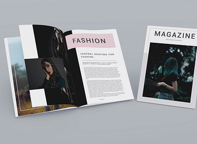 Fashion Magazine by Print Graphic Role on Dribbble
