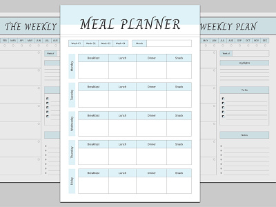 Meal Planner Sheet.