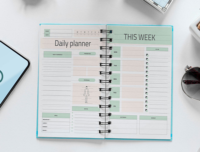 Daily Planner. daily planner plamnner templates planner planner design planner sheet