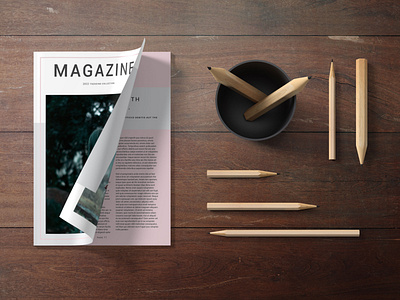Edit Table Magazine Template Page.