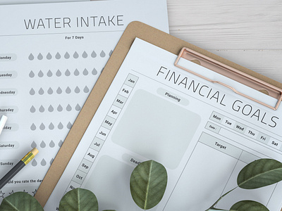 Financial Goals Planner Sheet. adobe indesign financial financial goals financial planner goals graphic design pgoals planner planner sheet planner templates sheet templates