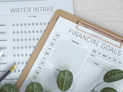 Financial Goals Planner Sheet.