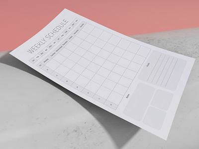 Weekly Schedule Templates.