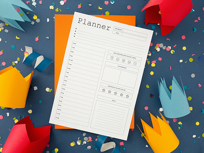 Planner Template sheet.