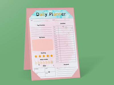 Prientable Daily Planner Sheet 2023. year