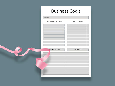 Printable Planner Sheet.