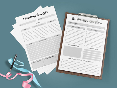 Business Planner Sheet