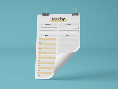 Printable Daily Planner Pages office