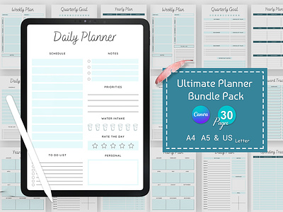 Ultimate Planner Bundle Pack printable