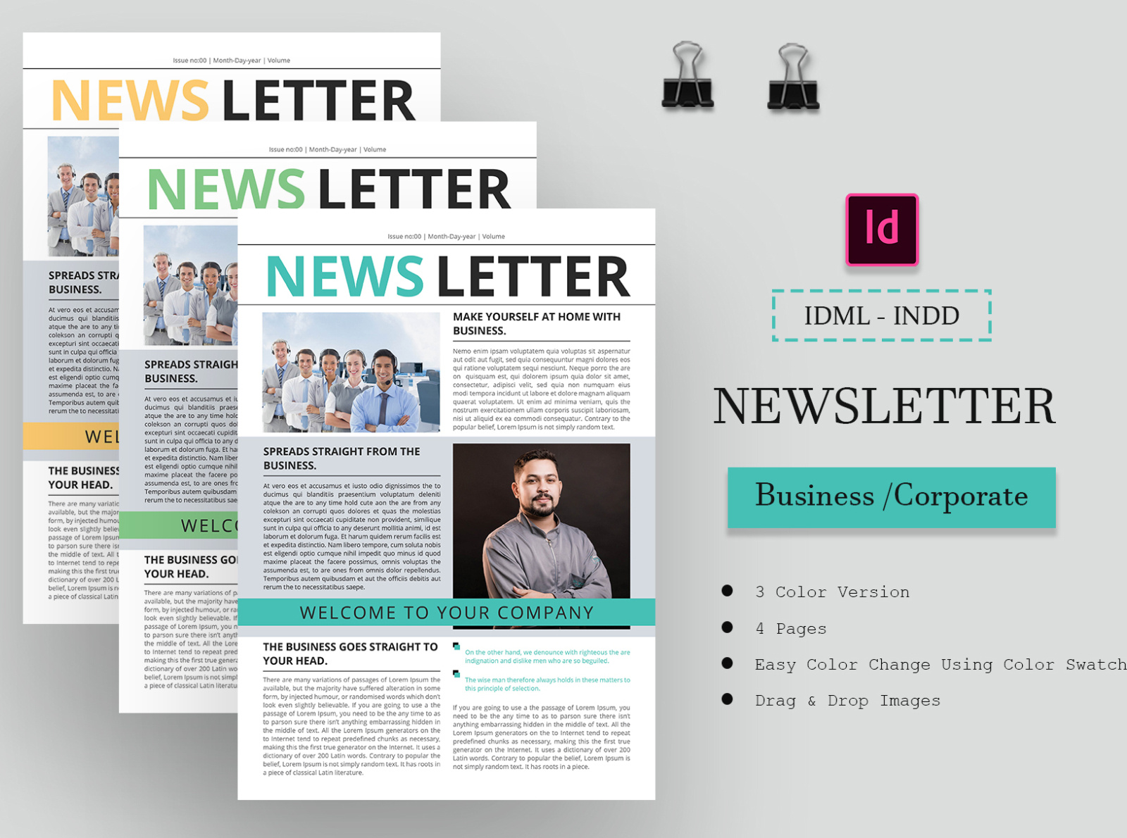 Newsletter Template by Kiron Nondi on Dribbble