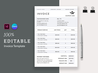 Invoice bookkeeping