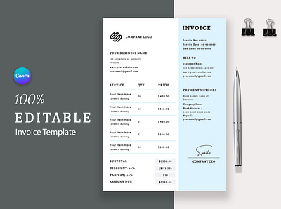 Invoice Template concept