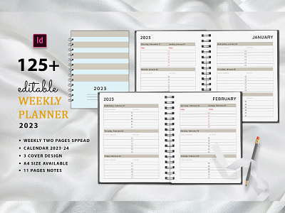 Editable Weekly Planner Bundle Pack