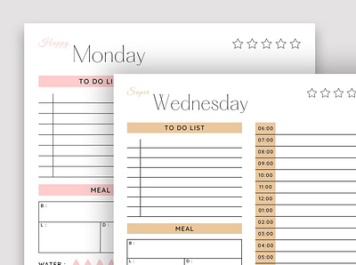 Daily Planner Bundle Pack vol.14 day