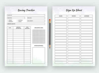 Editable Planner Sheet bullet