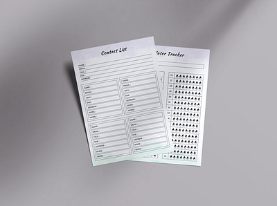 Printable Contact List symbol