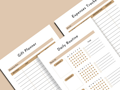 Printable Planner Bundle list