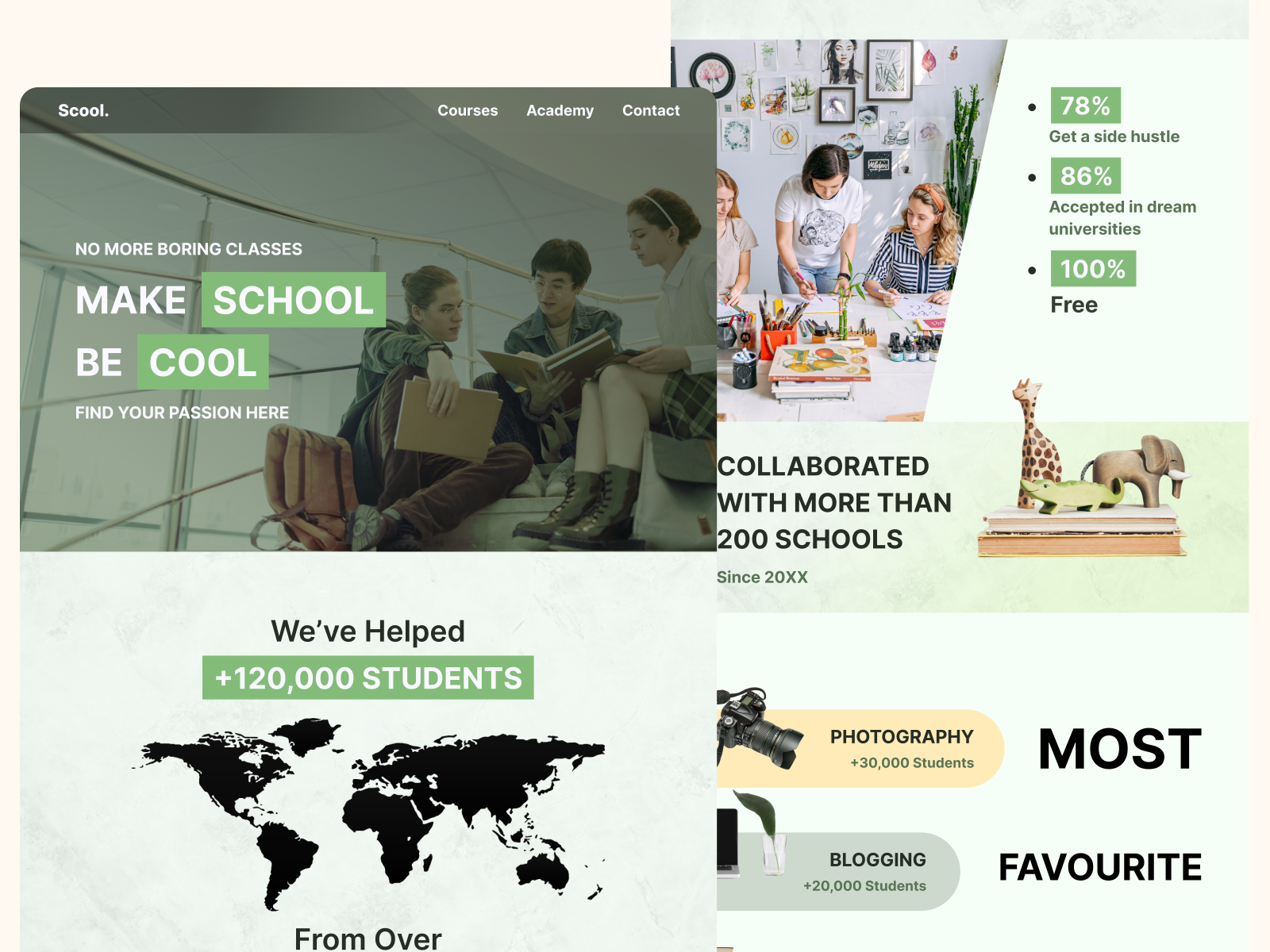 Online Course Website UI Design by Kamila Putridifa on Dribbble