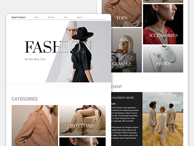 High-End Fashion Brand Website Design