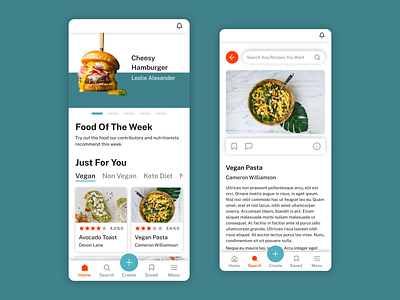 Food App Recipe UI UX Design app app design app interface app ui app ux design mobile mobile app mobile app ui mobile application mobile design mobile ui mobile ux practice ui ui design ui ux uiux user interface