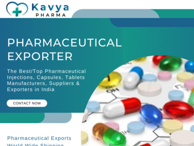 Pharmaceutical Exporter in India by Kavya Pharma on Dribbble