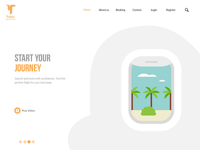 Tripiz Travel  landing page