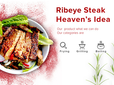 Heaven Kitchen Landing Page branding ui web landing page