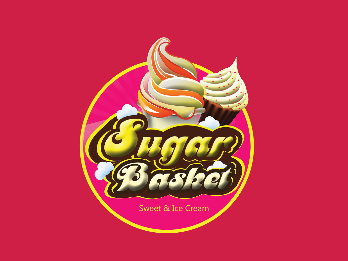 SUGAR BASKET ICE CREAM by sheabi sheal on Dribbble