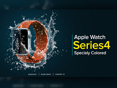 apple watch concept branding ui design web landing page
