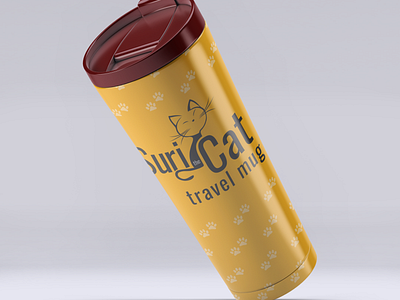 Product Design - Suri the Cat - Travel Mug