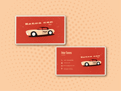 business card for taxi service