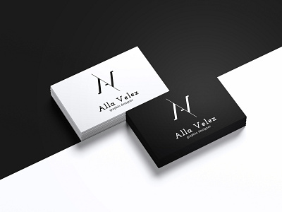 Creating a logo for a designer branding business card design graphic design illustration logo vector