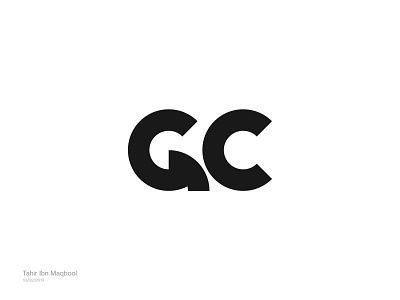 Marks & Symbols ( GC ) design gc grids lines logo logo design logo design process logo sketching logos marks modern monogram process symbols