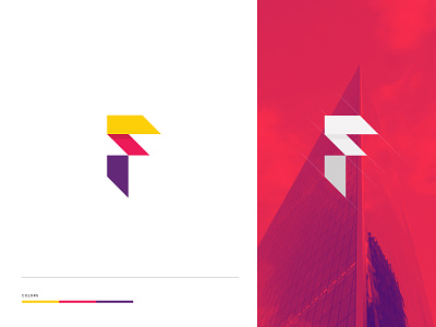 Letter F grids lines logo logo design logo design process logo sketching logos marks modern symbols