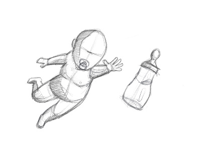 Sketch(Baby) conceptual drawing illustrations sketch