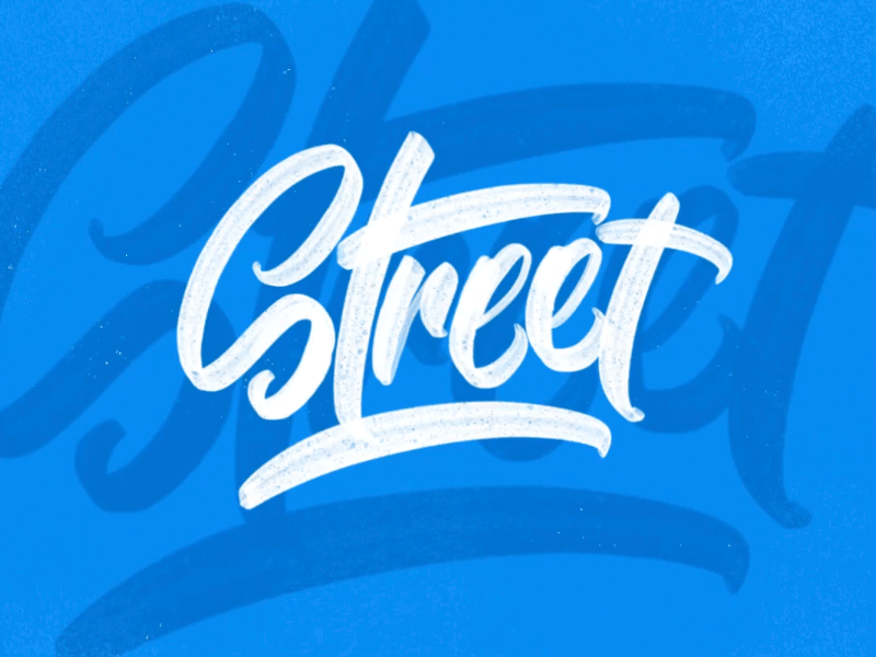 Street Type Animation custom type hand type handlettering letter letter animation lettering letters procreate street tipography type type animation type art type challenge type daily type design