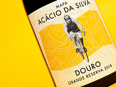 Labels for Acácio da Silva bottle branding dourovalley identity label packaging wine