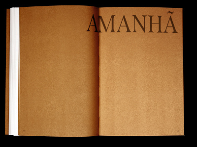 Amanhã (tomorrow) book editorial publication