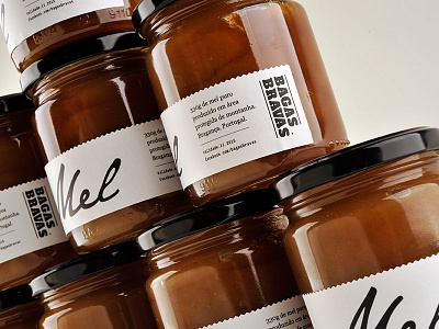 Bagas Bravas Honey branding graphic design honey packaging