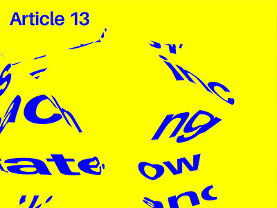 Article 13 glitch type