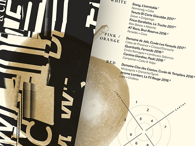 Spring Menu 2019 for BTW London bar branding cocktails drinks glitch graphicdesign london menu type typography wine