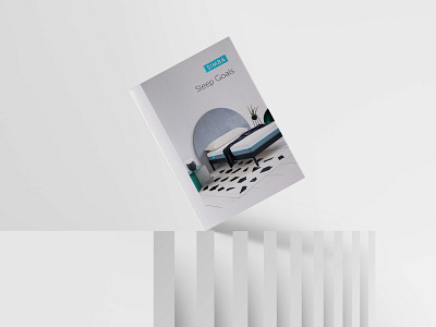 Simba Sleep Brochure brochure graphic design layout design minimalistic print print design set design visual design