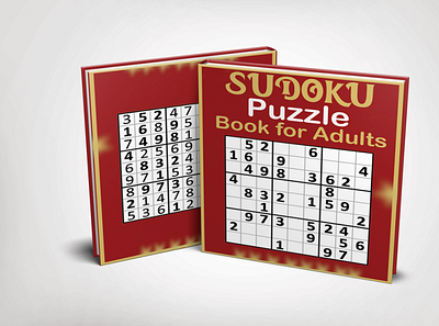 Sudoku Puzzle Book amazon kdp amazon kindle audio book book cover book design design graphic design paperback unique