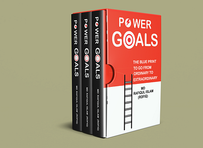 The Power Goals book cover design amazon kdp amazon kindle audio book audio book cover book cover design graphic design paperback