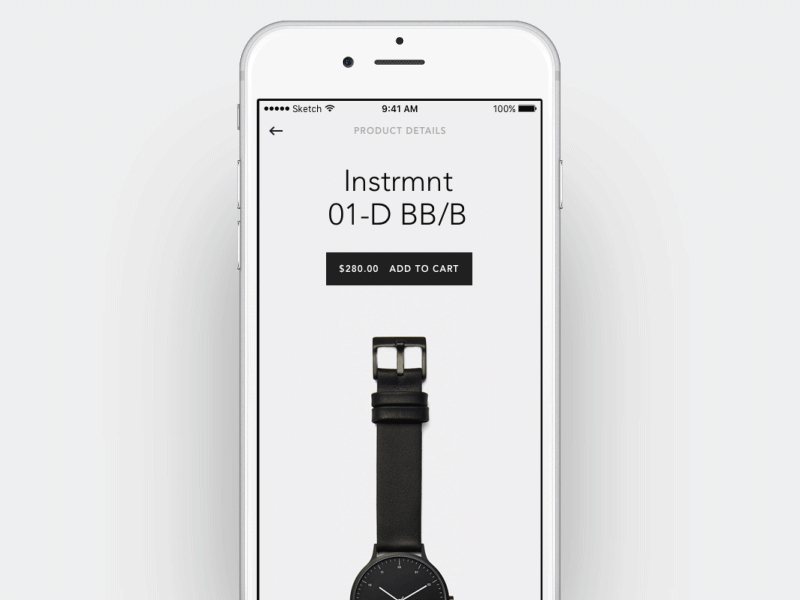 Product gallery for iOS
