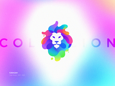 Color Lion Logo branding design graphic design illustration logo vector