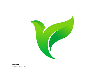 green bird branding design graphic design logo vector
